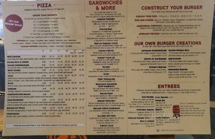 Logan's Bar & Grill - Freeport, IL menu_pic