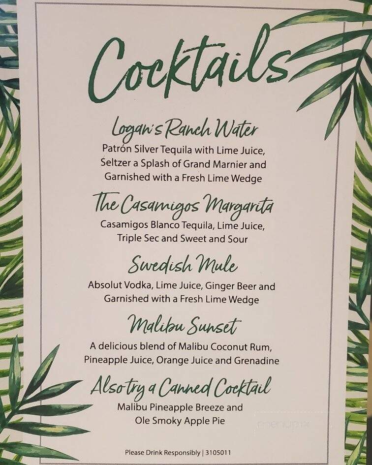 Logan's Bar & Grill - Freeport, IL menu_pic