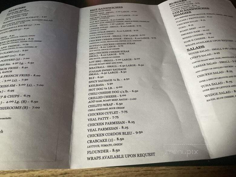Little Oley Tavern - Boyertown, PA menu_pic