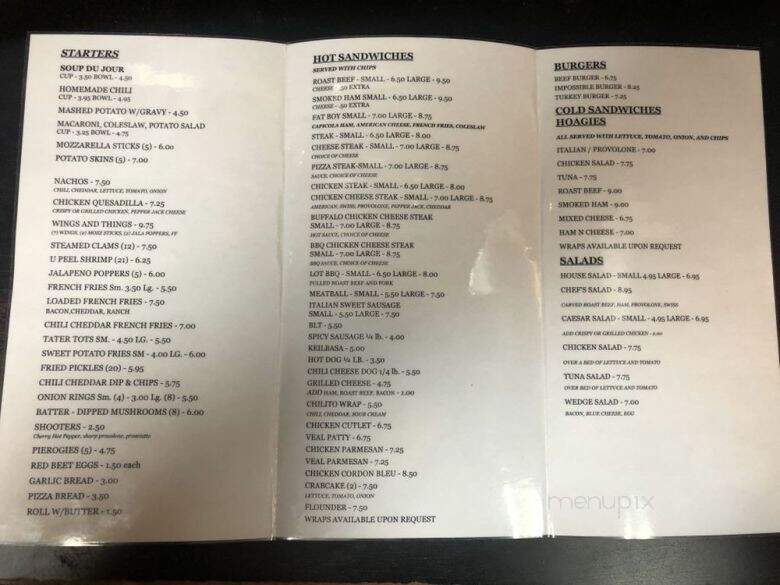 Little Oley Tavern - Boyertown, PA menu_pic