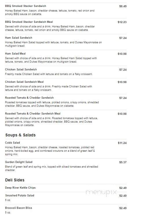 HoneyBaked Ham - Charleston, WV menu_pic
