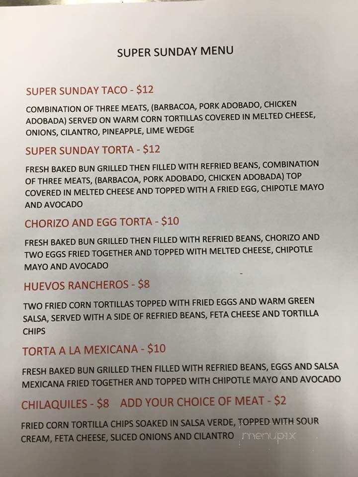 Casa12doce - Sherwood Park, AB menu_pic