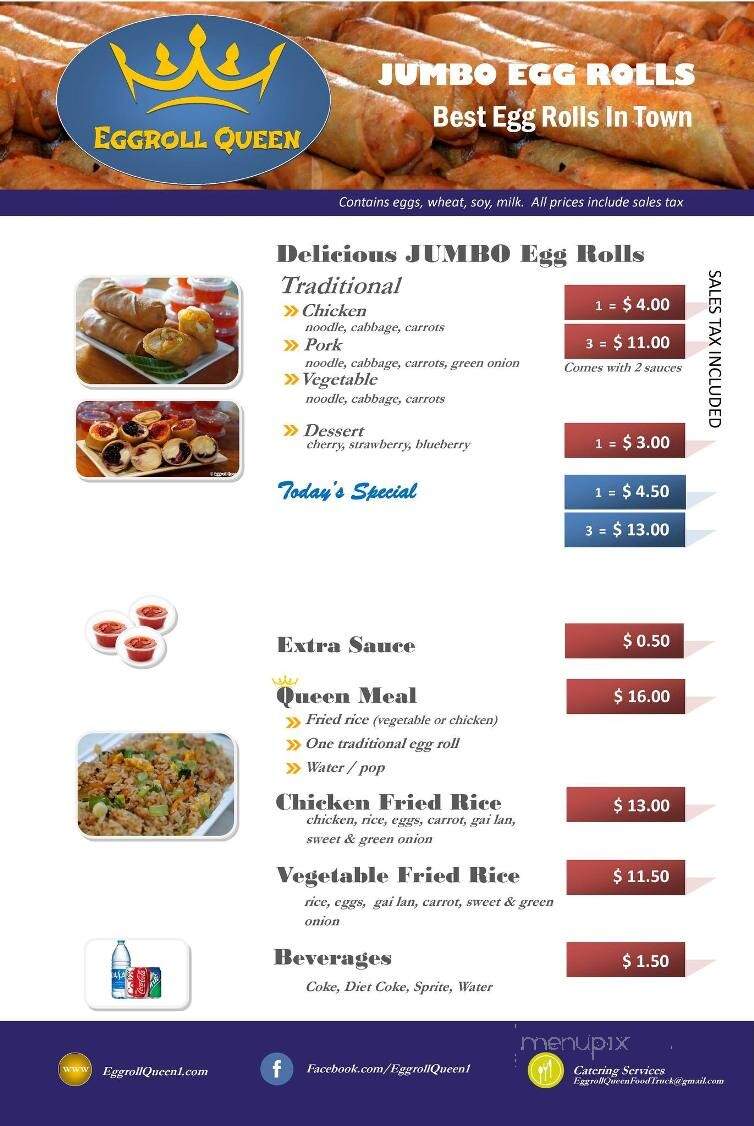 Eggroll Queen - Saint Paul, MN menu_pic