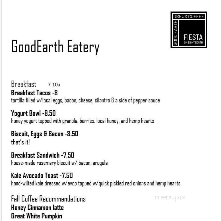 Good Earth Juice and Salad Bar - Monroe, LA menu_pic