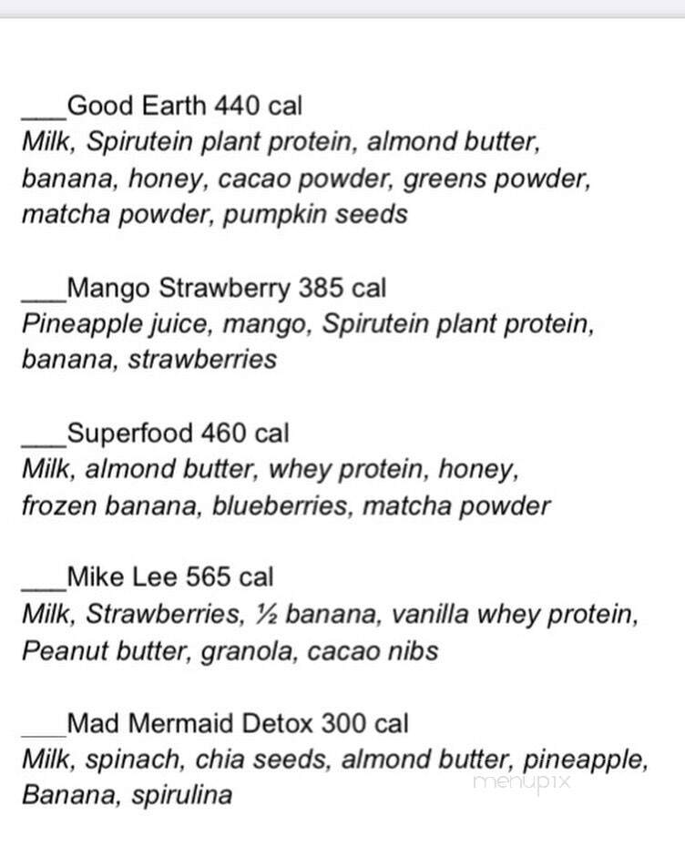 Good Earth Juice and Salad Bar - Monroe, LA menu_pic