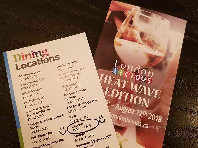 Reverie Restaurant - London, ON