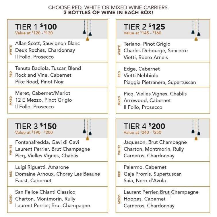 160 Main - Northville, MI menu_pic