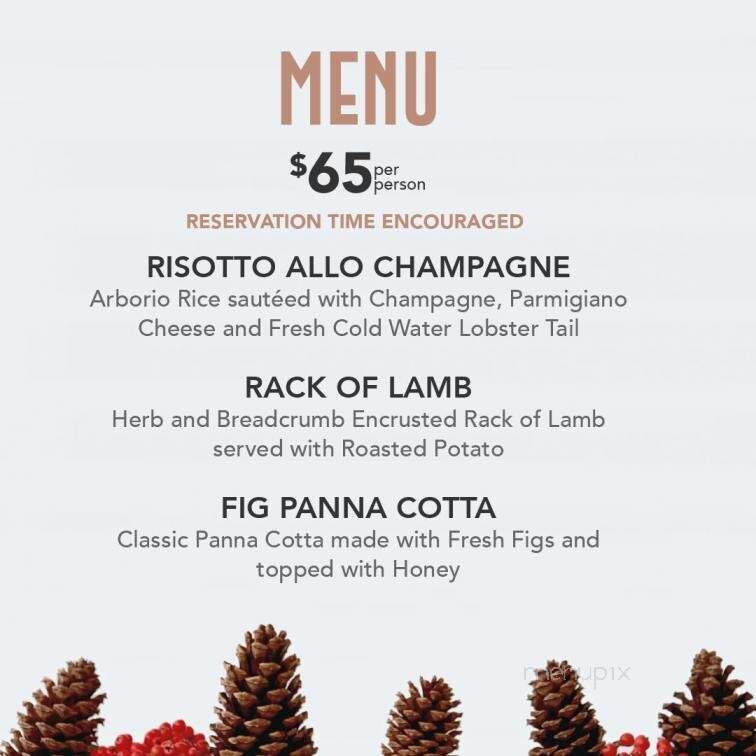 160 Main - Northville, MI menu_pic