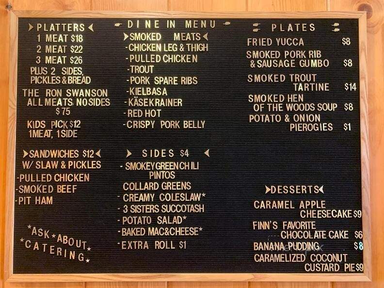 Heritage Smokehouse - Baltimore, MD menu_pic