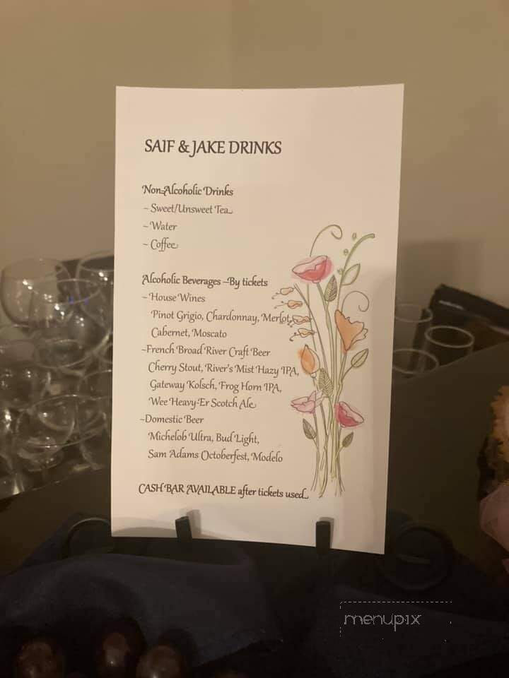 Happenings on Elm - Lumberton, NC menu_pic