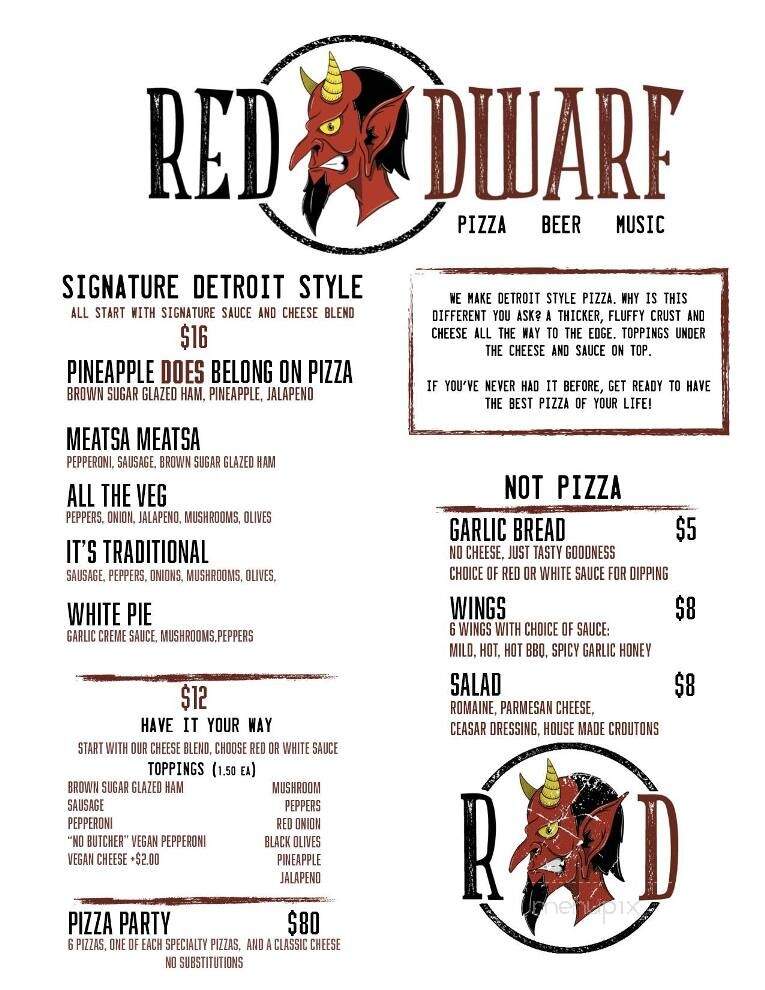 Red Dwarf - Las Vegas, NV menu_pic
