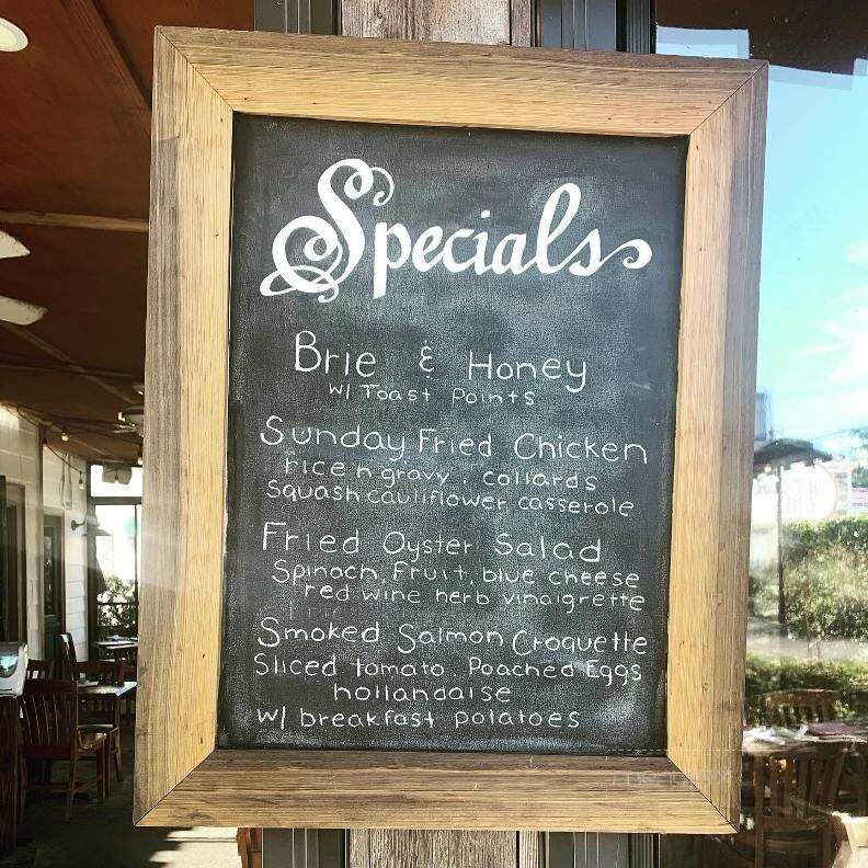 Rustic Table - Pawleys Island, SC menu_pic