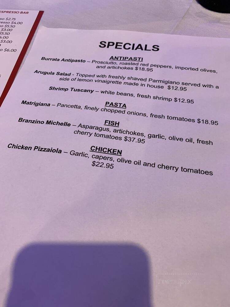 Giuseppe's Cafe' - Boca Raton, FL menu_pic
