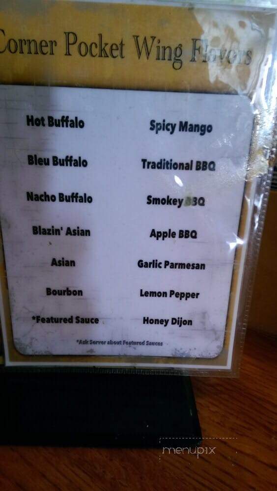 Corner Pocket Sports Bar Grill - Portage, WI