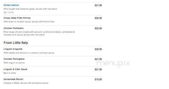 Frank Guido's Port of Call - Catskill, NY menu_pic