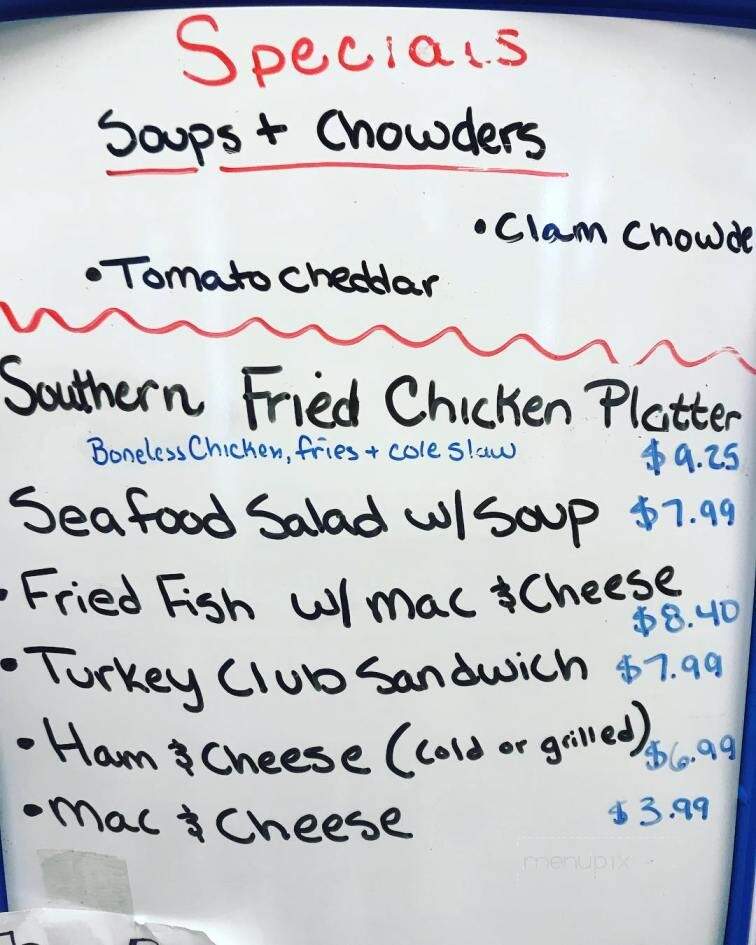 Fast Eddies Bakery and Ice Cream - Brattleboro, VT menu_pic