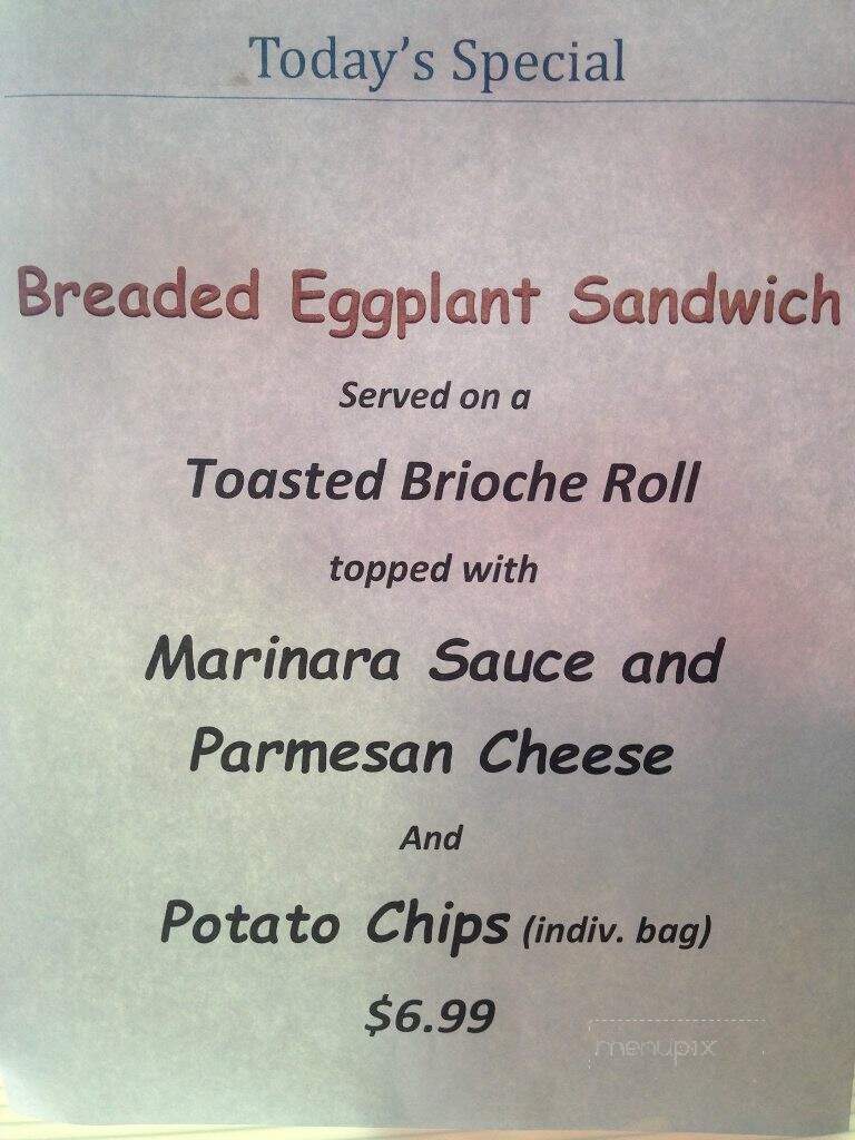Fast Eddies Bakery and Ice Cream - Brattleboro, VT menu_pic