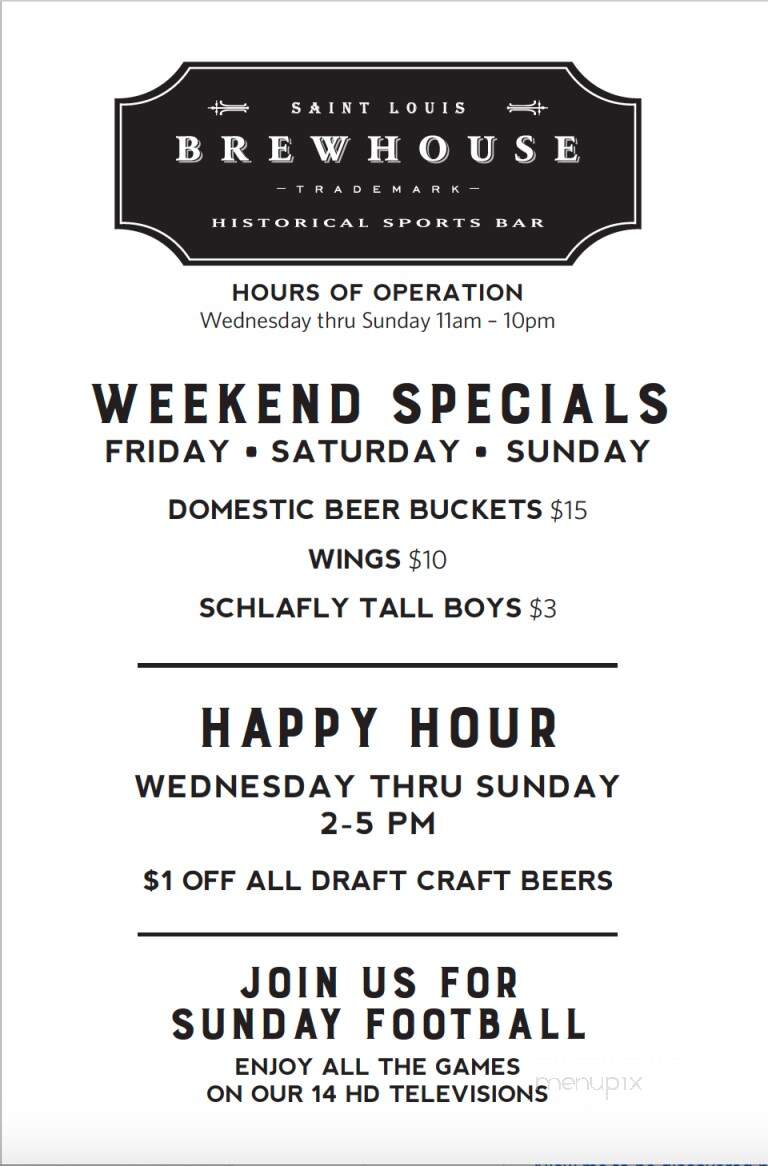 Brewhouse Historical Sports Bar - Saint Louis, MO