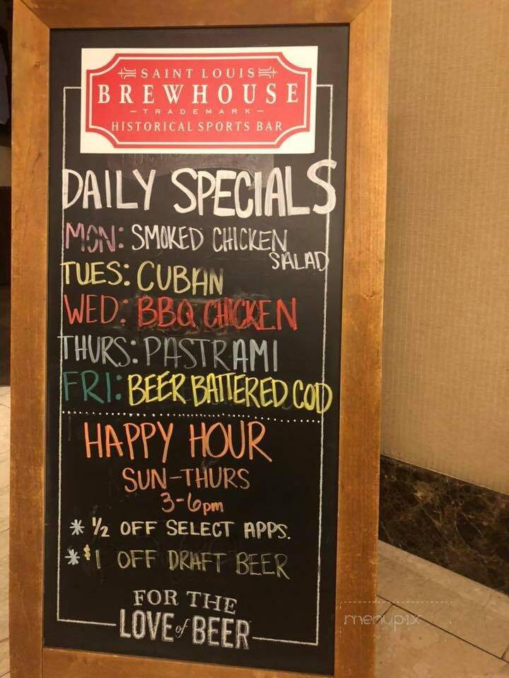 Brewhouse Historical Sports Bar - Saint Louis, MO menu_pic