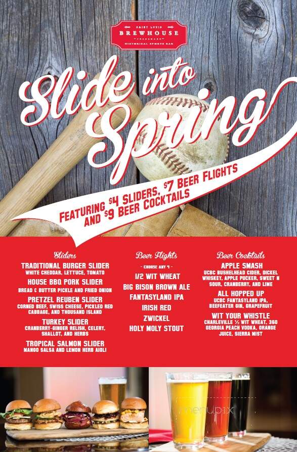 Brewhouse Historical Sports Bar - Saint Louis, MO menu_pic