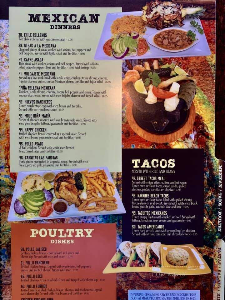 El Patron Mexican Grille - Navarre, FL menu_pic