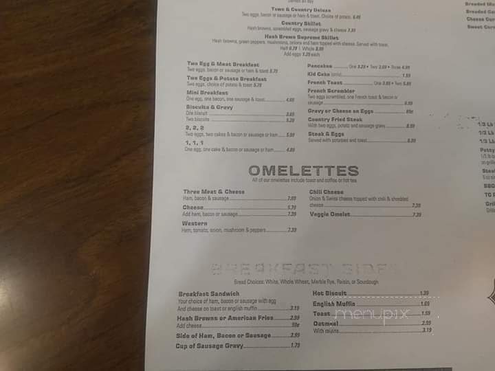 Town & Country Restaurant - Aledo, IL menu_pic