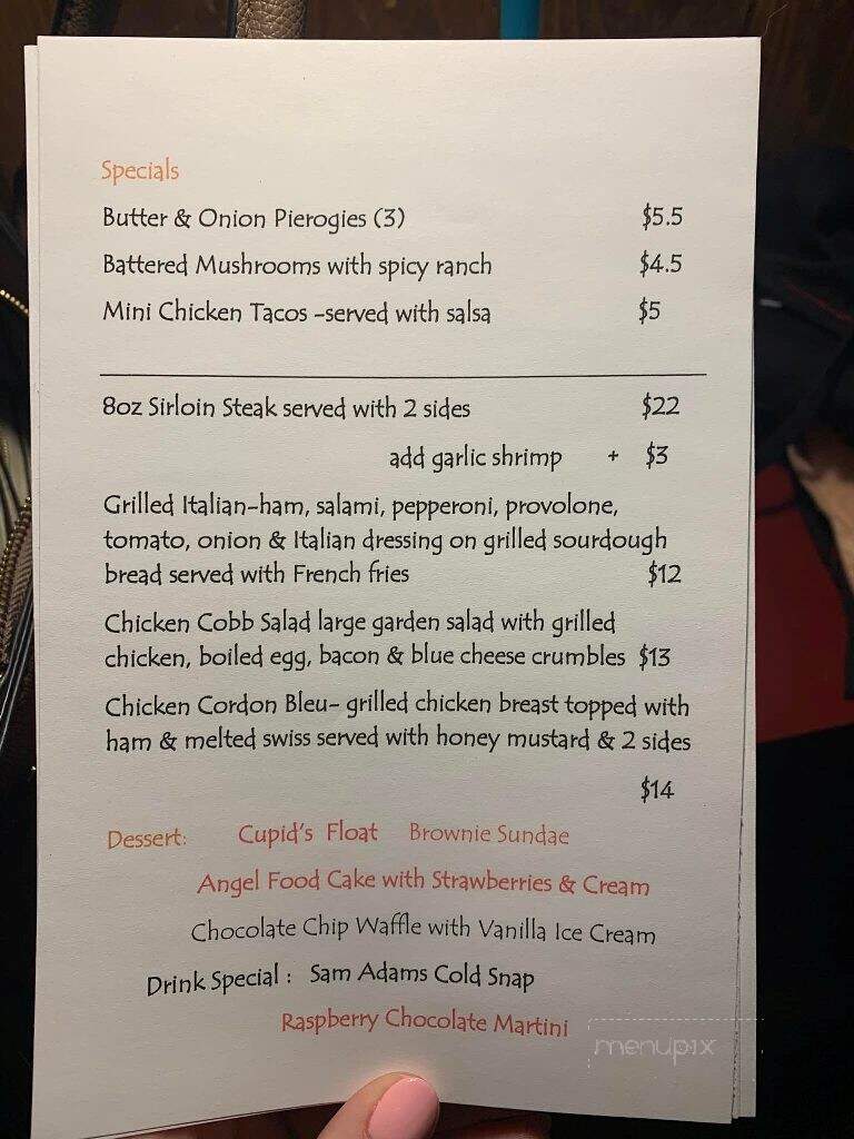 Reiley's Pub - Jim Thorpe, PA menu_pic