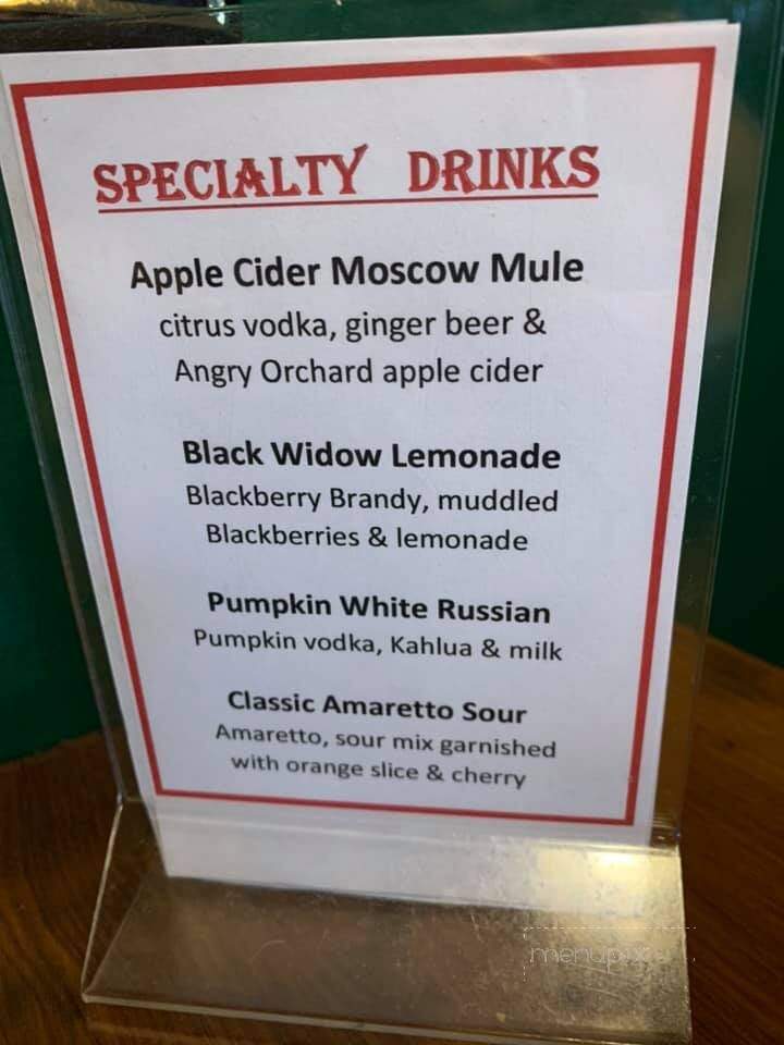 Reiley's Pub - Jim Thorpe, PA menu_pic