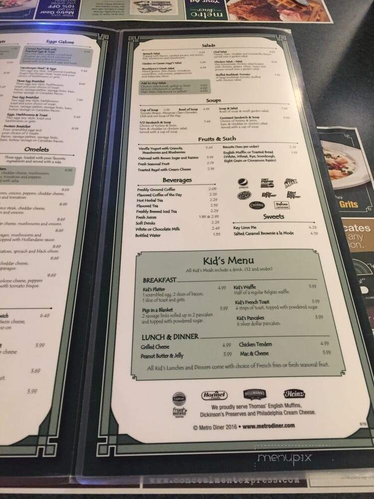 Metro Diner - Saint Petersburg, FL menu_pic