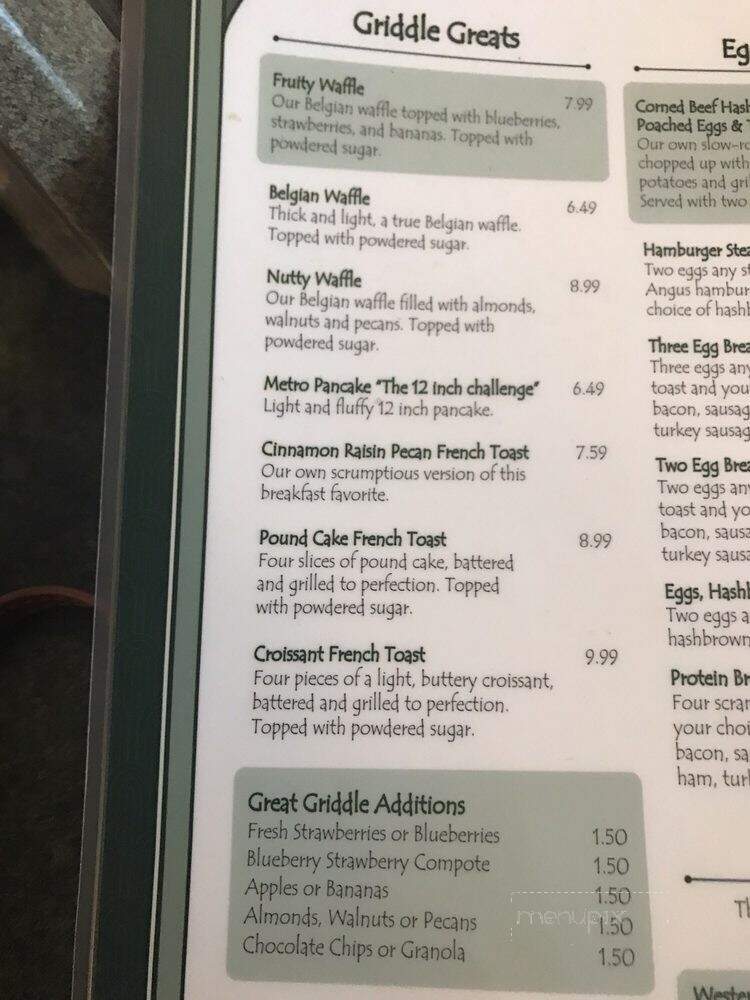 Metro Diner - Saint Petersburg, FL menu_pic