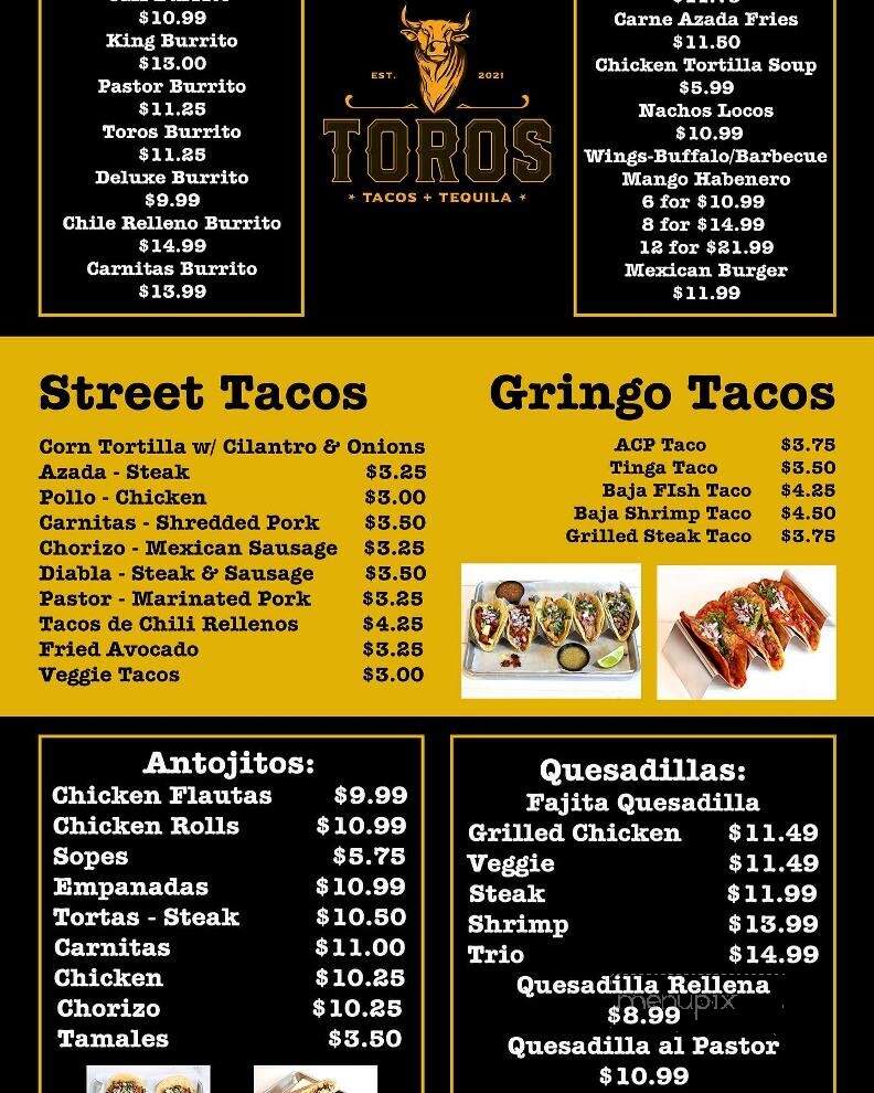Toros Tacos Y Tequila - Franklinton, NC