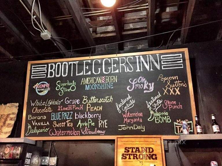 Bootleggers Inn - Nashville, TN menu_pic