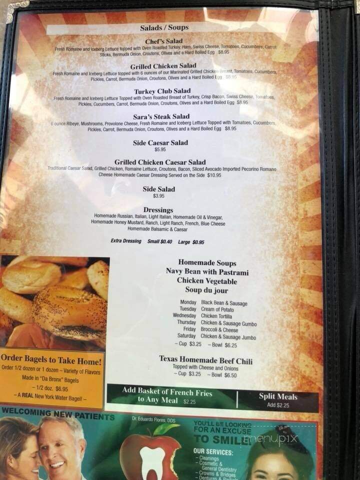 New York Deli - Brownsville, TX menu_pic