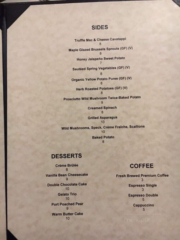 Soboba Steakhouse at Soboba Casino - San Jacinto, CA menu_pic