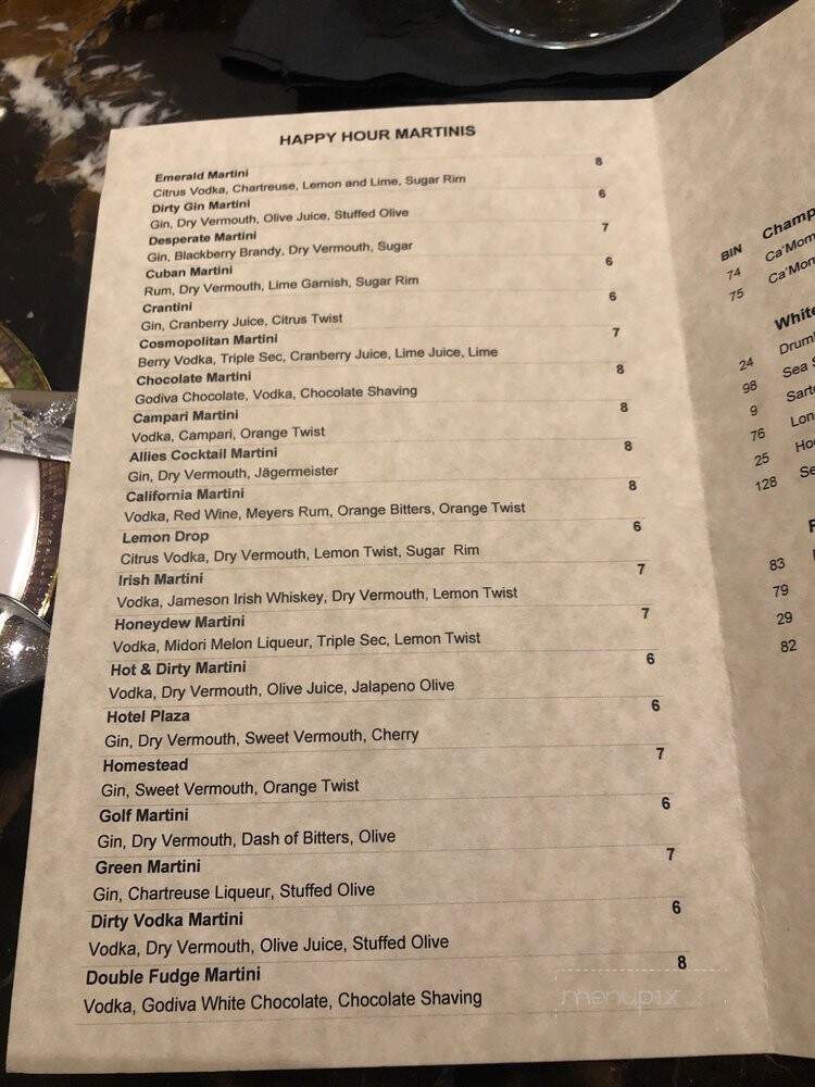 Soboba Steakhouse at Soboba Casino - San Jacinto, CA menu_pic