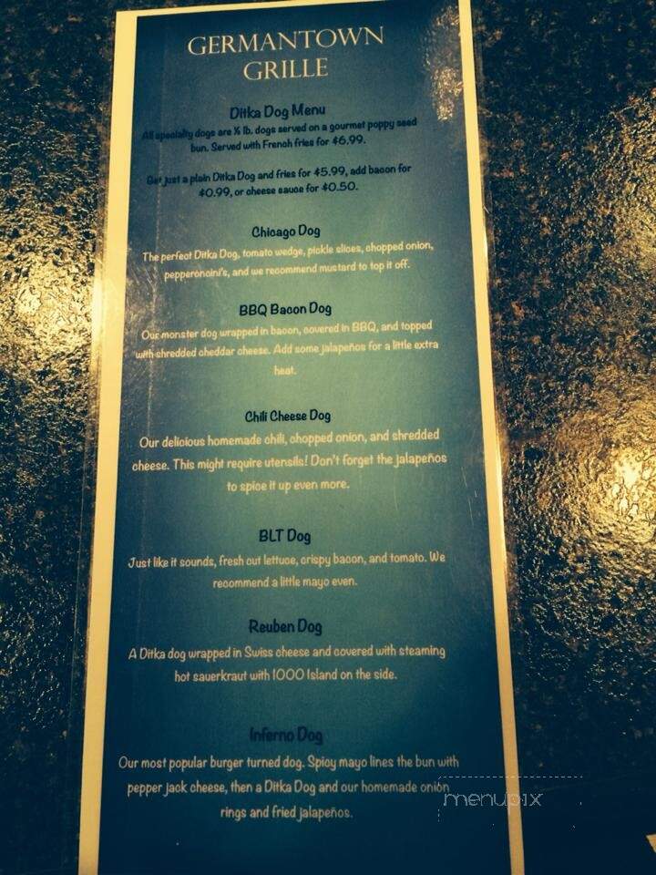 Germantown Grille - Metamora, IL menu_pic