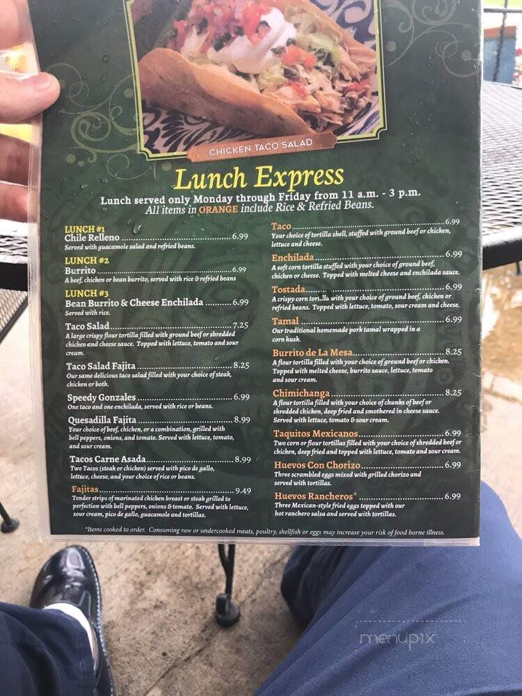 La Mesa Mexican Restaurant - Lansing, KS menu_pic