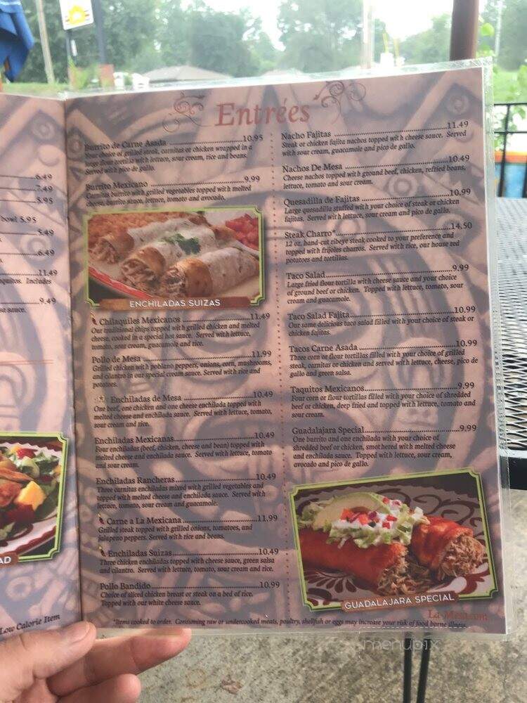 La Mesa Mexican Restaurant - Lansing, KS menu_pic