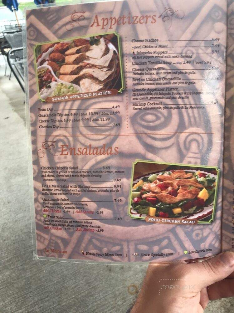 La Mesa Mexican Restaurant - Lansing, KS menu_pic