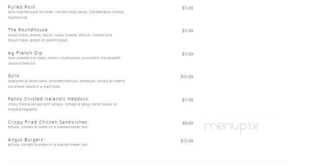 Allegheny Grille - Foxburg, PA menu_pic