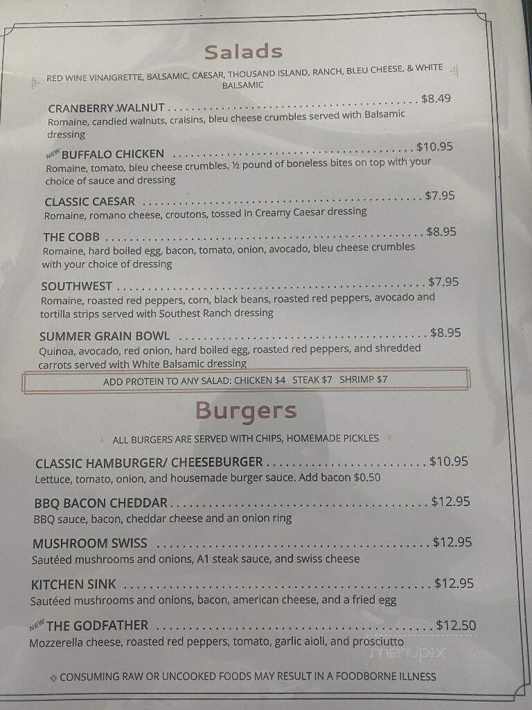 Blue Ridge Trail Golf Club - Mountain Top, PA menu_pic