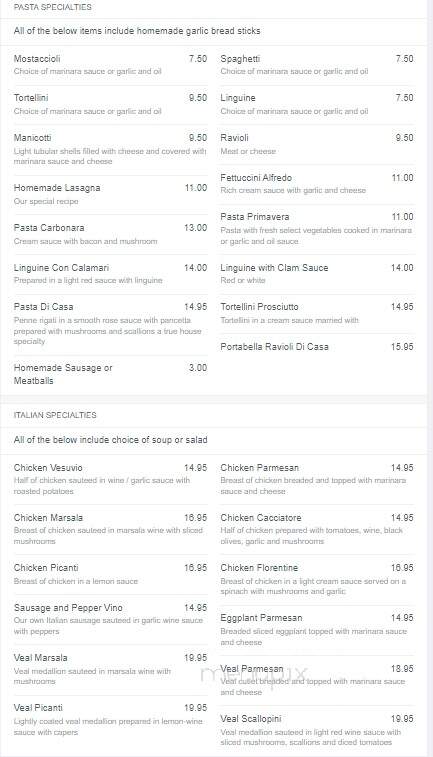 Binanti's Taste Of Italy - Silver Lake, WI menu_pic