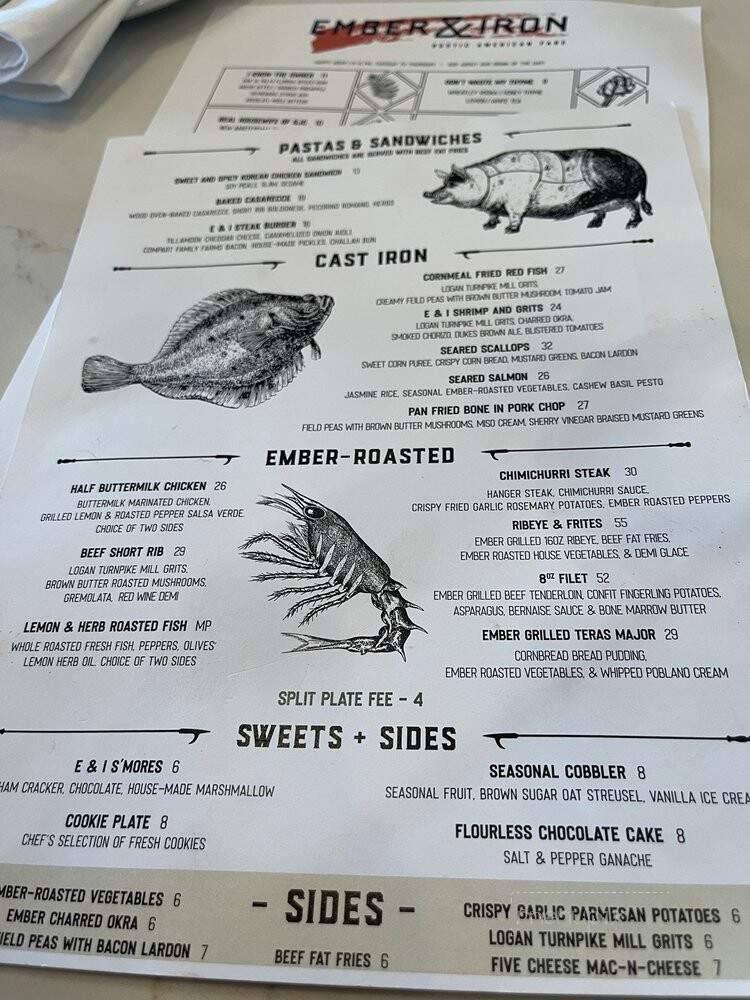 Ember & Iron - Jacksonville, FL menu_pic