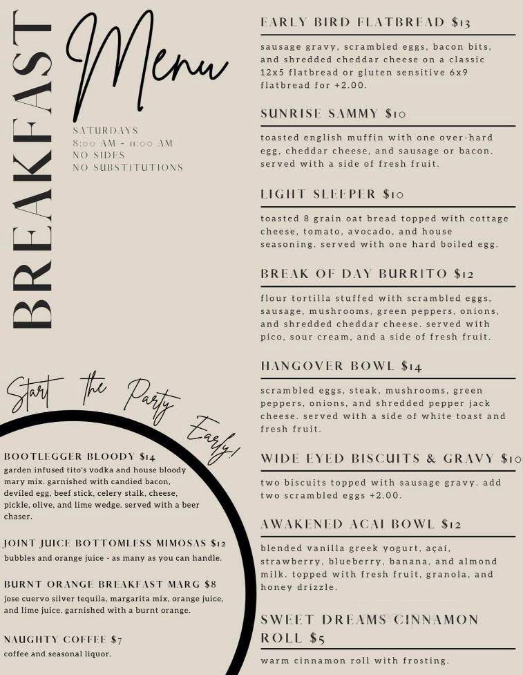 The Local 105 - New Prague, MN menu_pic