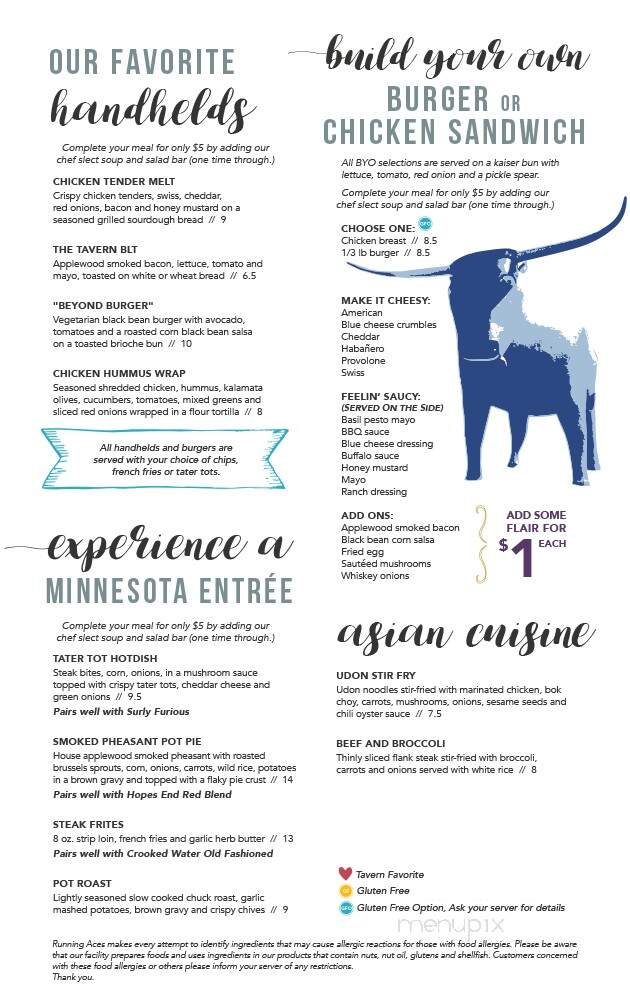 Running Aces Harness Park Restaurant - Columbus, MN menu_pic