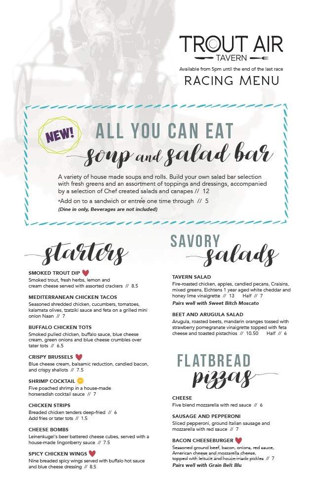 Running Aces Harness Park Restaurant - Columbus, MN menu_pic