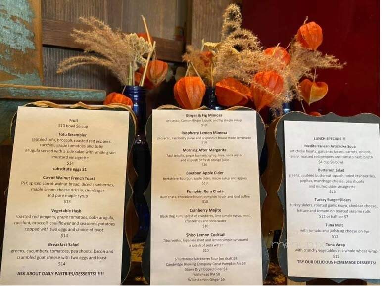 Pickle Jar Kitchen - Falmouth, MA menu_pic