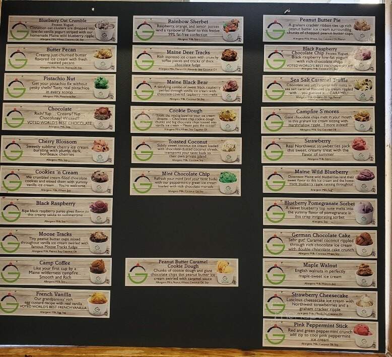 Blueberry Hill Dairy Bar - Ellsworth, ME menu_pic