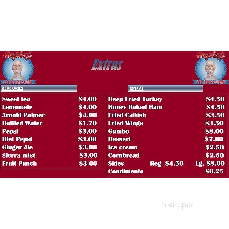 Hughley's Southern Cuisine - Aiea, HI menu_pic