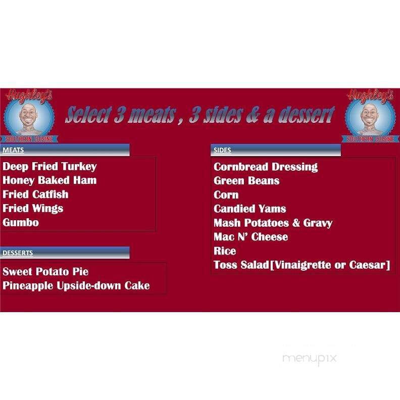 Hughley's Southern Cuisine - Aiea, HI menu_pic